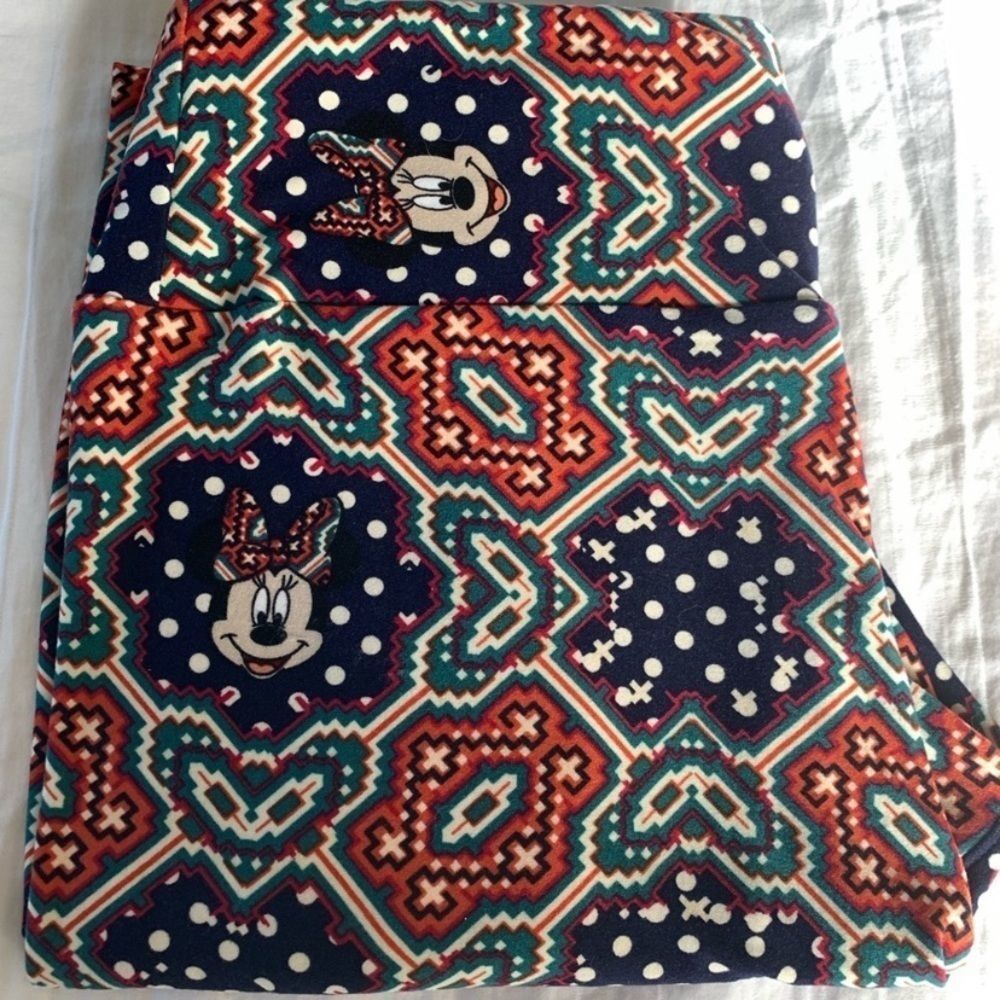 NWT LuLaRoe OS Disney Minnie Mouse Leggings (Fits Sizes 2-10)